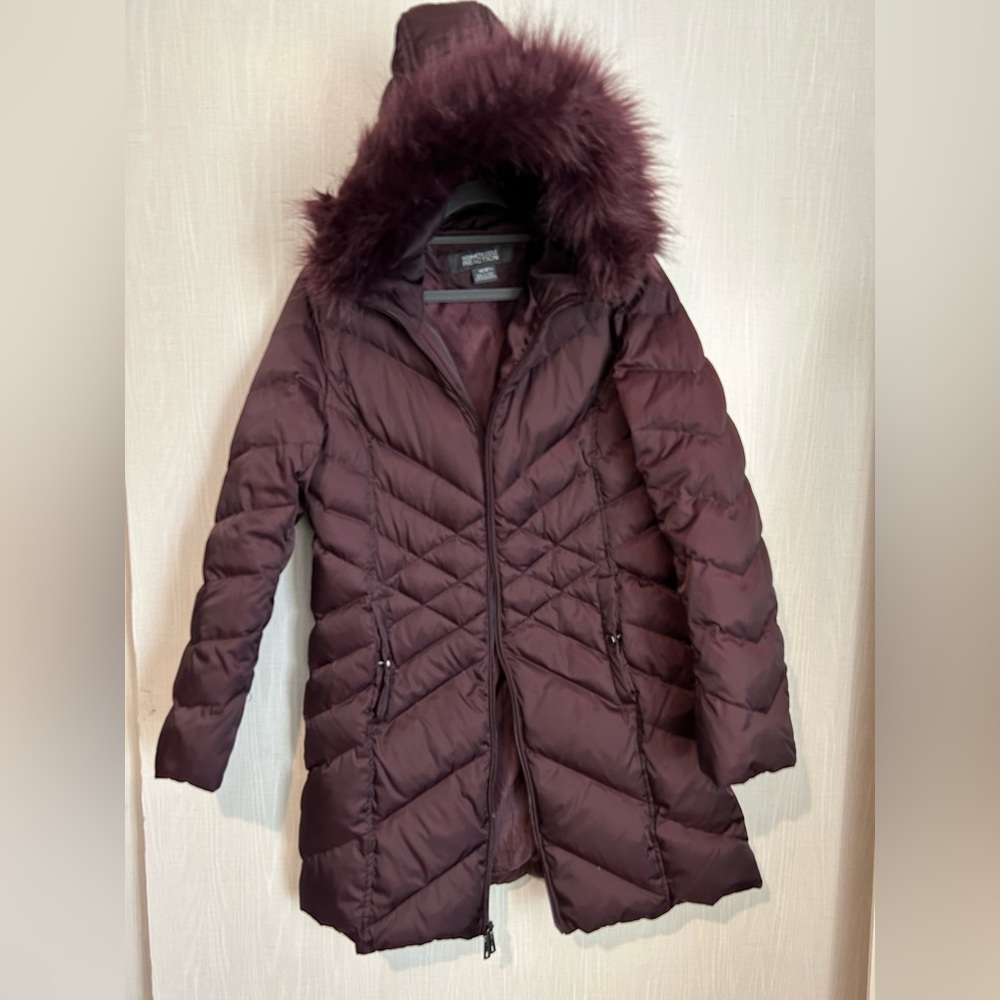 Kenneth Cole reaction long down jacket